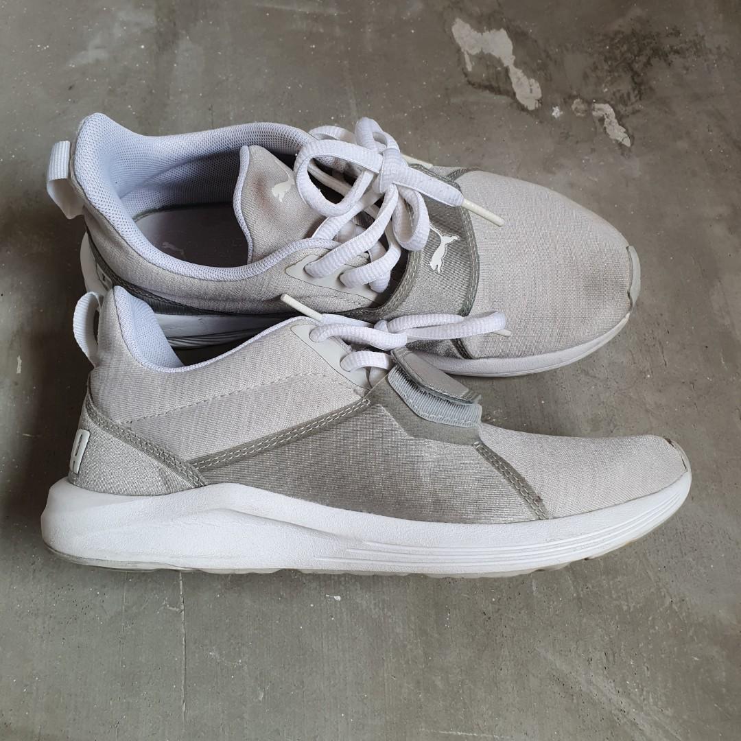 Puma grey high discount tops