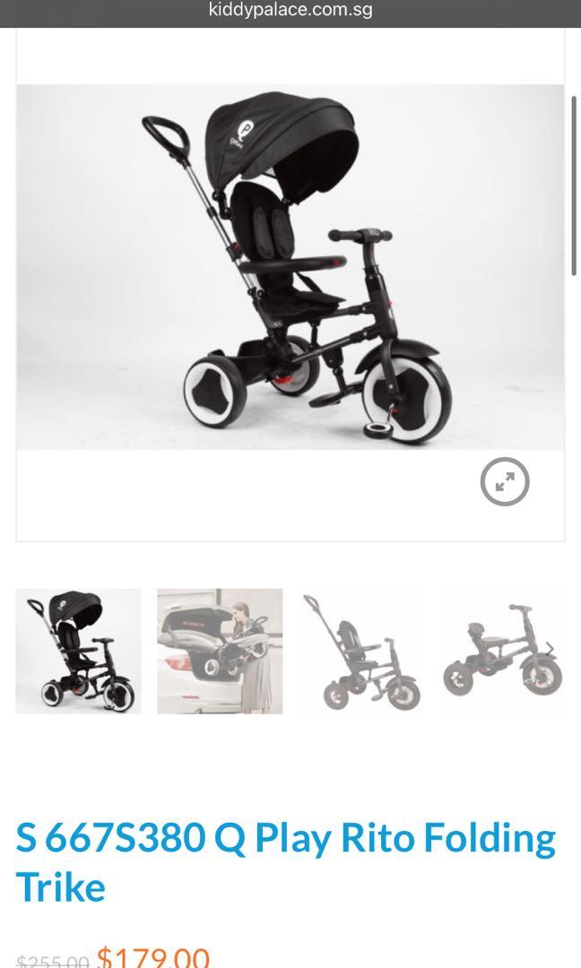 q play rito folding trike