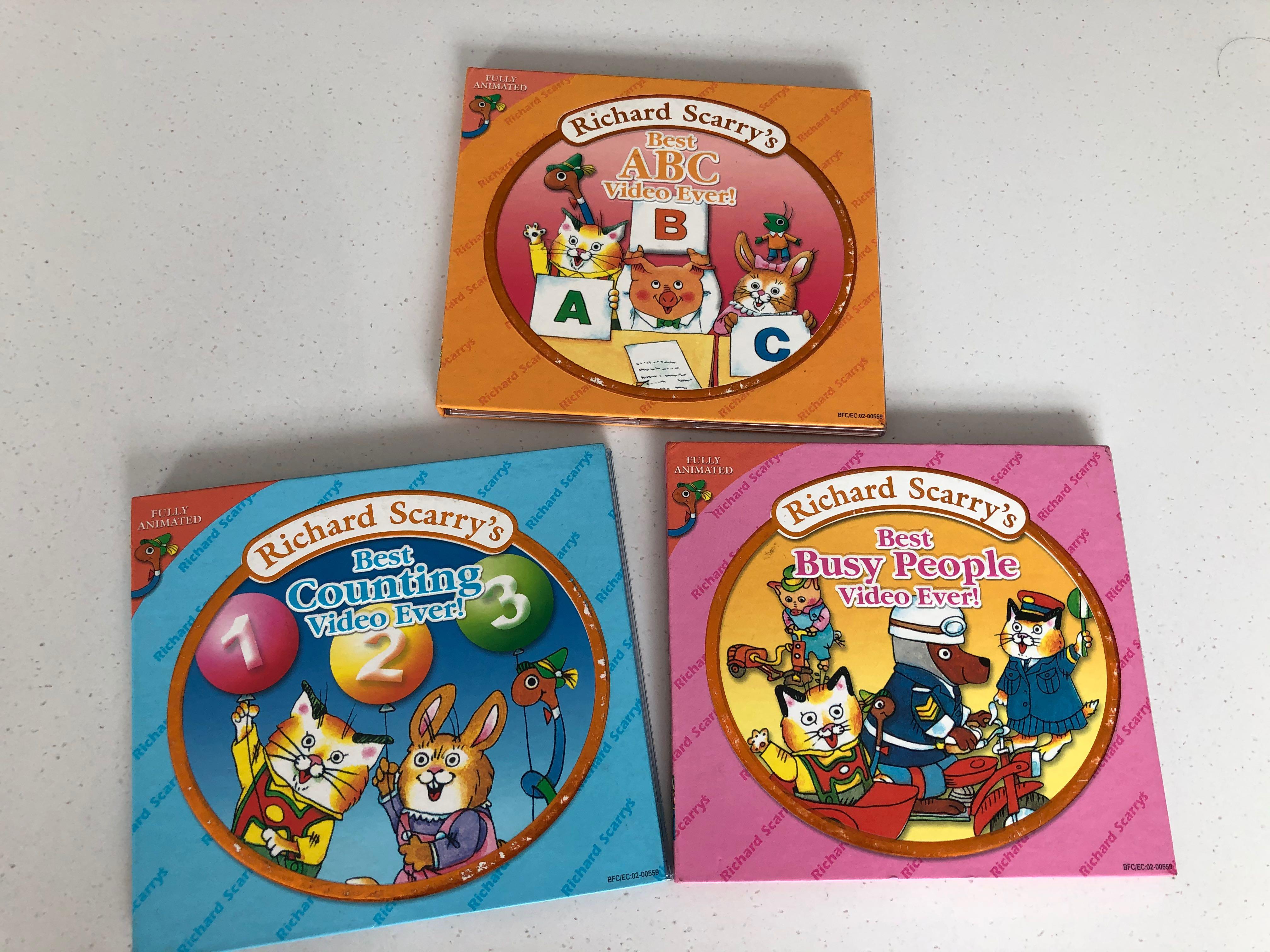 Richard Scarry's Series ($2 for all), TV & Home Appliances ...