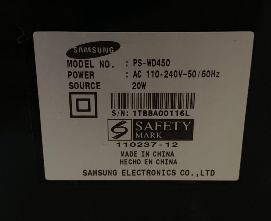 Samsung Soundbar PSWD450, Audio, Soundbars, Speakers & Amplifiers on