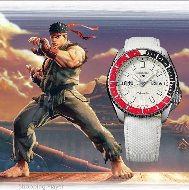 Seiko 5 Sports Street Fighter V RYU Watch SRPF19K1 SRPF19K SRPF19
