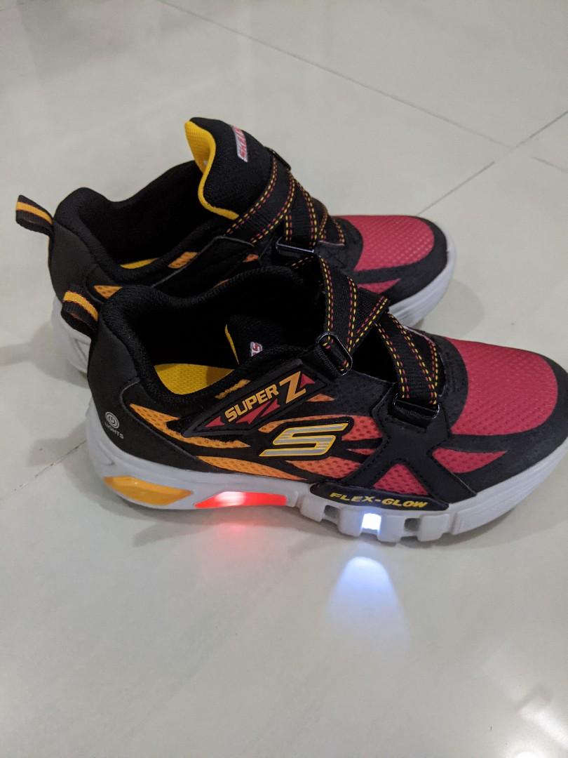 skechers light up shoes stuck on