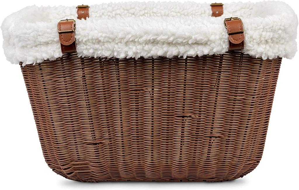 Solvit tagalong wicker pet bicycle basket new arrivals