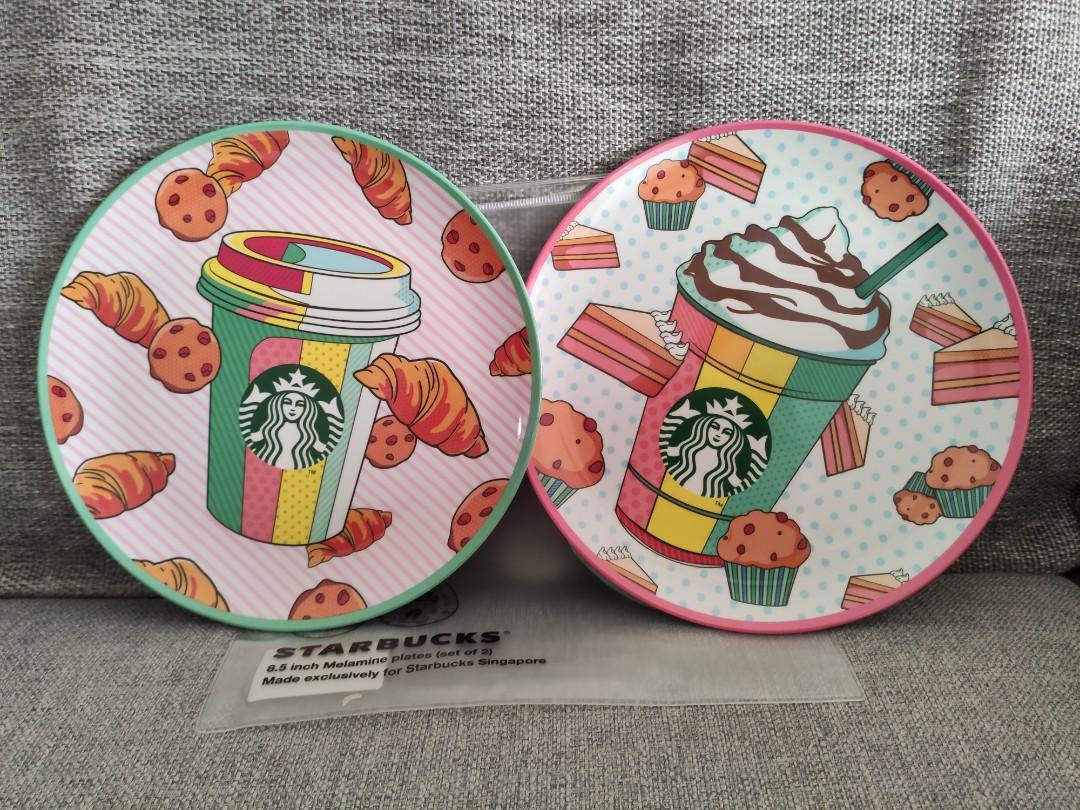 Starbucks exclusive LE plates, Everything Else on Carousell