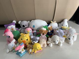 Stuffed toys to give away- mostly new