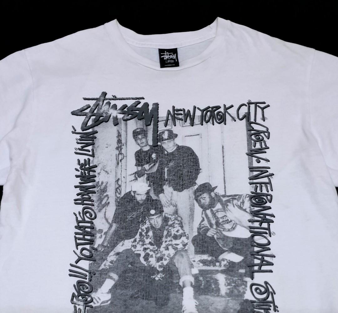 人気豊富な STUSSY - 80s stussy NEW YORK CITY CREW Teeの通販 by