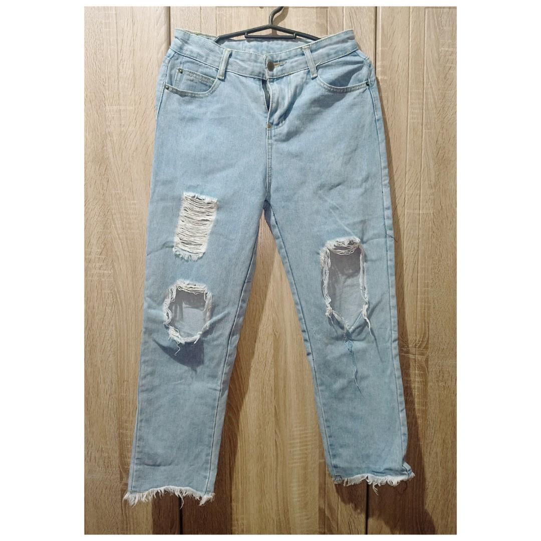 tattered pants