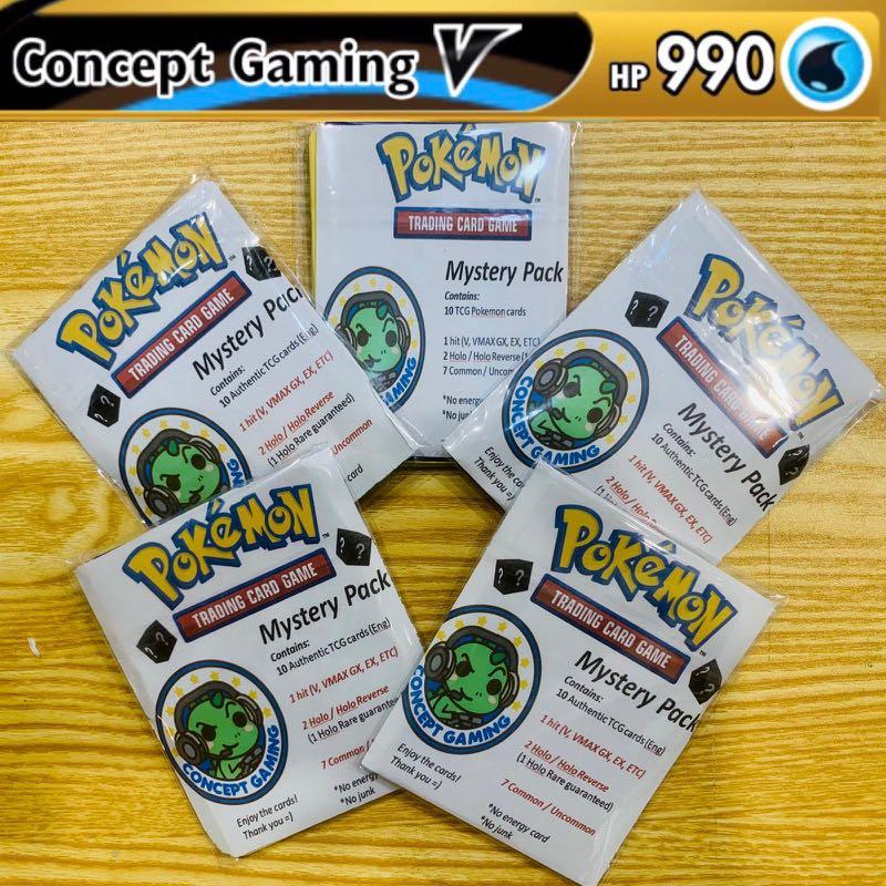 TCG Pokemon 10 card Mystery Pack! (Eng), Hobbies & Toys, Toys & Games on Carousell TCG Pokemon 10 card Mystery Pack! (Eng), Hobbies & Toys, Toys & Games on Carousell