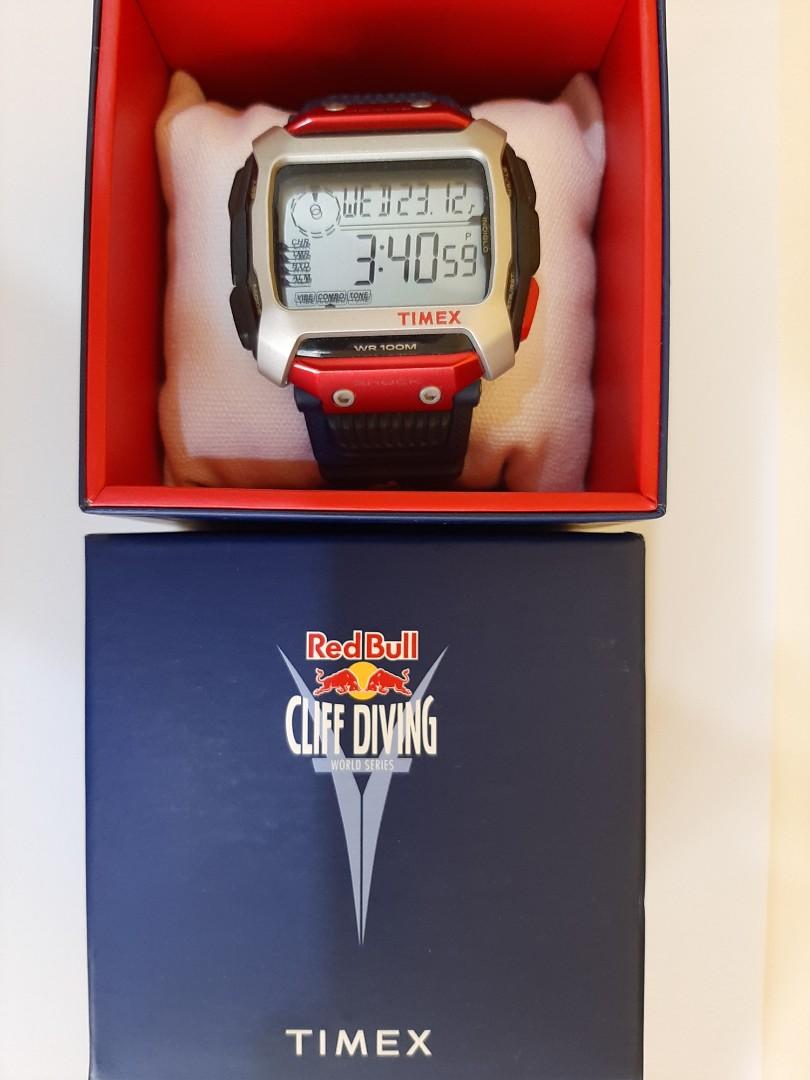 Timex command red best sale bull cliff diving
