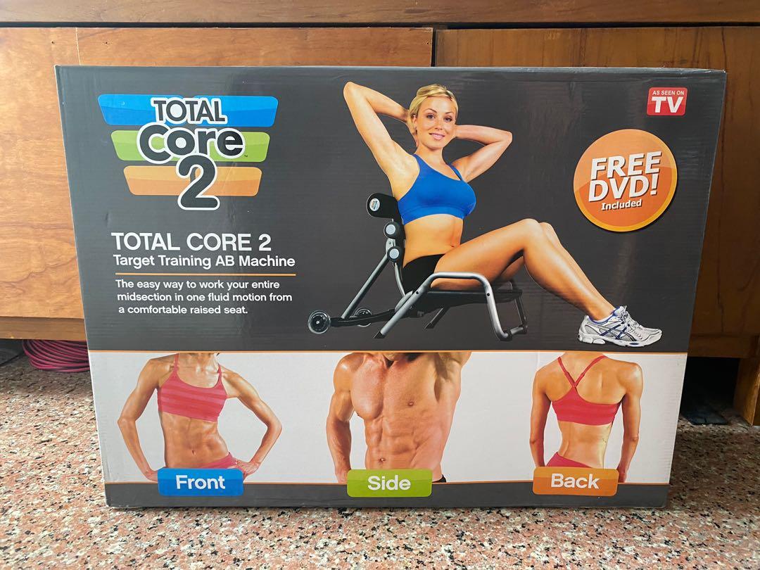 Total Core 2 Abs Machine Sports Equipment Exercise Fitness Cardio Fitness Machines on Carousell