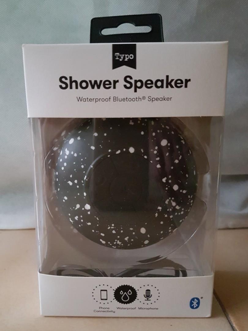 Typo shower speaker, Everything Else on Carousell
