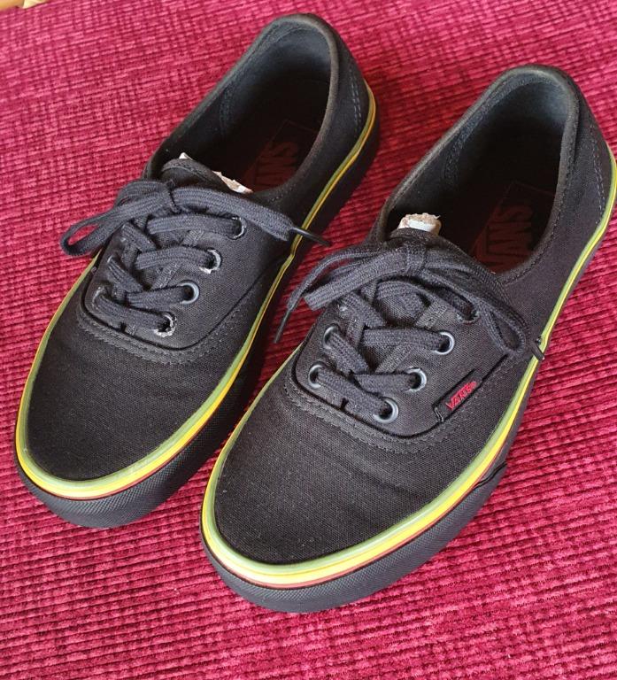 VANS AUTHENTIC BLACK RASTA (Category: Sneakers) located in Pasay City. Submitted by mayatot (Listing ID 1058022684, Image 3). Description: ‼️FOR SALE‼️ VANS AUTHENTIC BLACK RASTA Size: US MEN-4.5 / US WOMAN-6 1,300 php only + SF Slightly used In very good condition. PM for faster transaction and other details. Thank you..