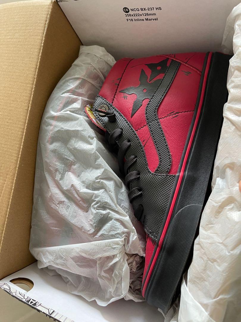 Marvel deadpool vans sale