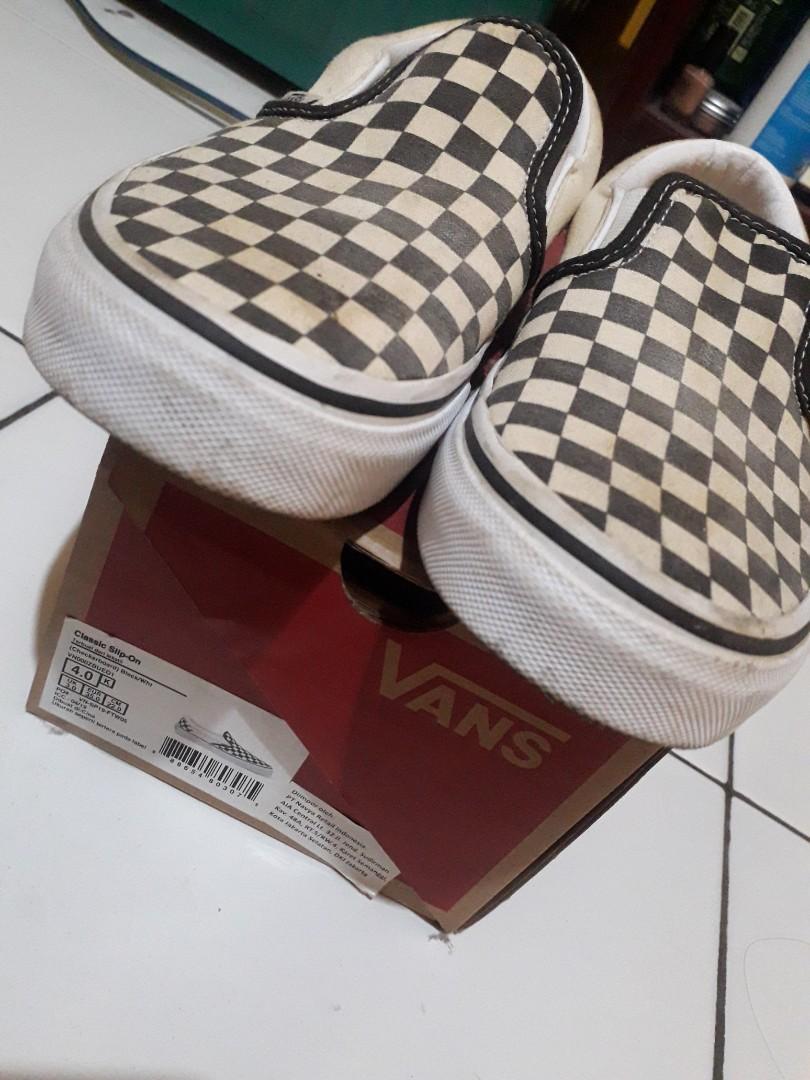 Ukuran vans sales slip on