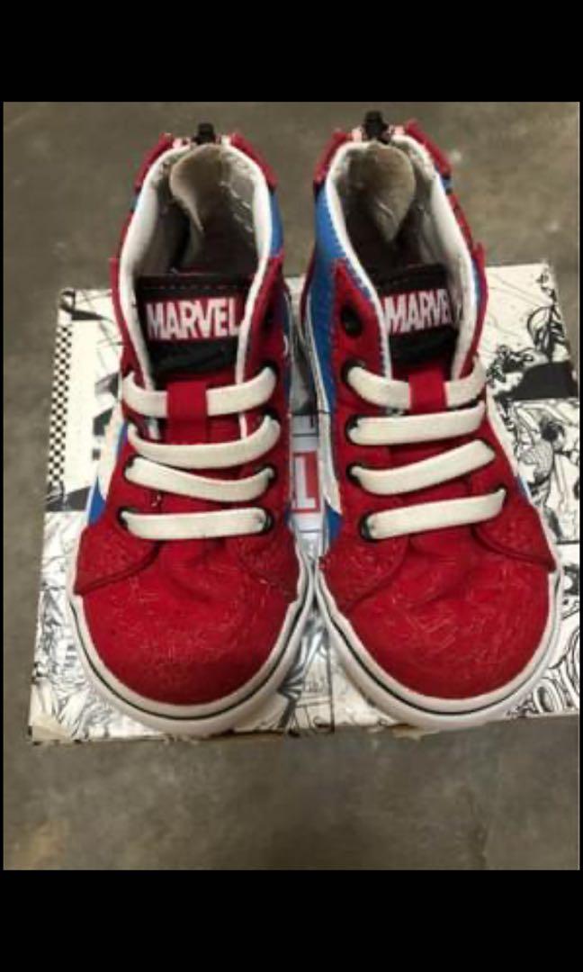 Kids vans spiderman hot sale