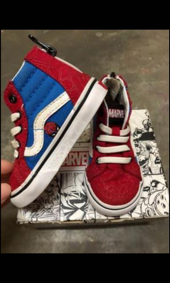 Kids vans spiderman hot sale
