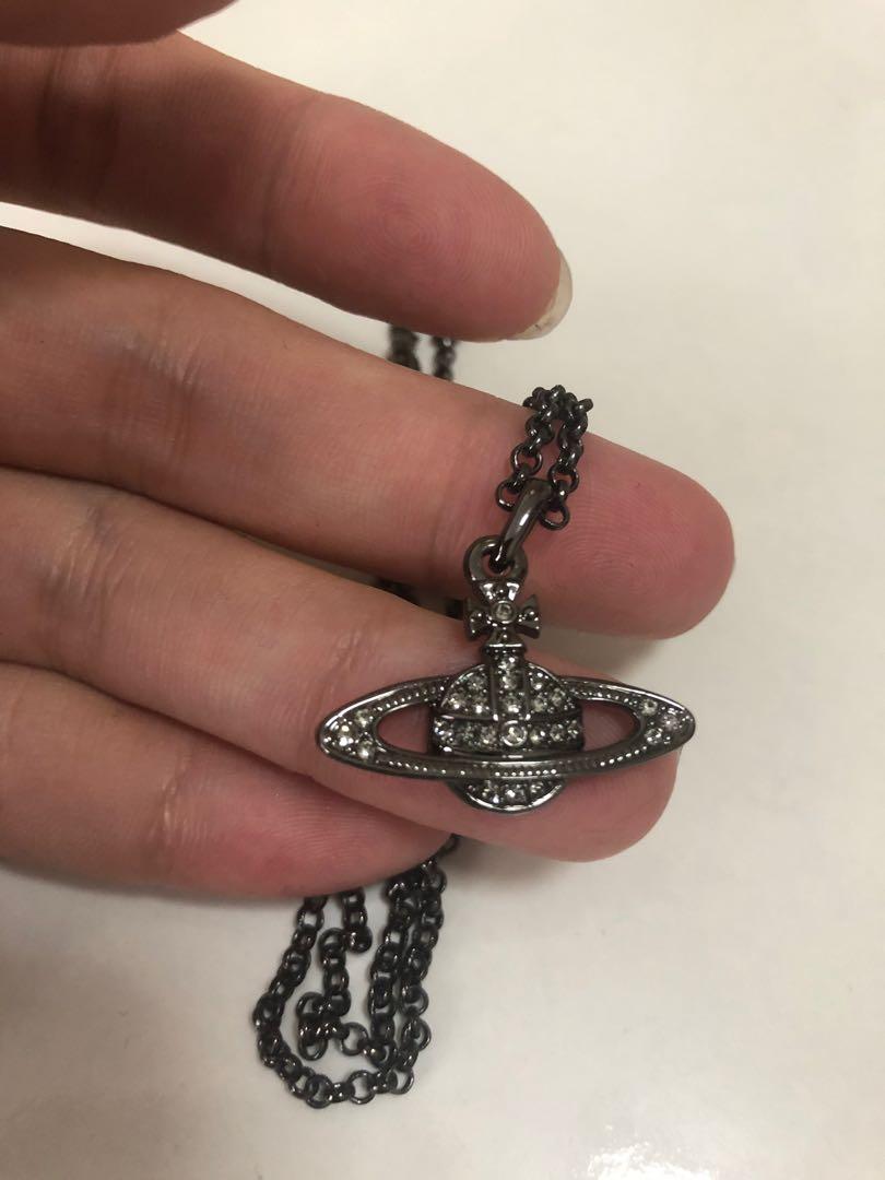 Vivienne Westwood Metallic Black Classic Necklace