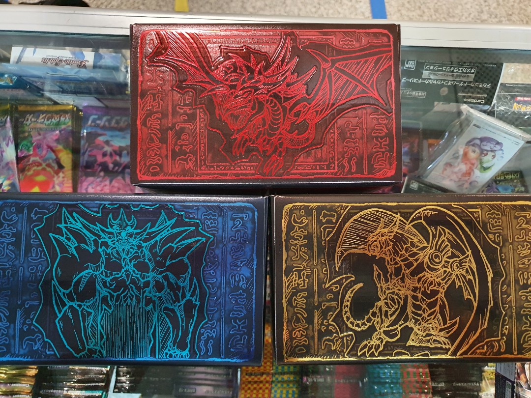 Yugioh storage boxes, Toys & Games, Board Games & Cards on Carousell