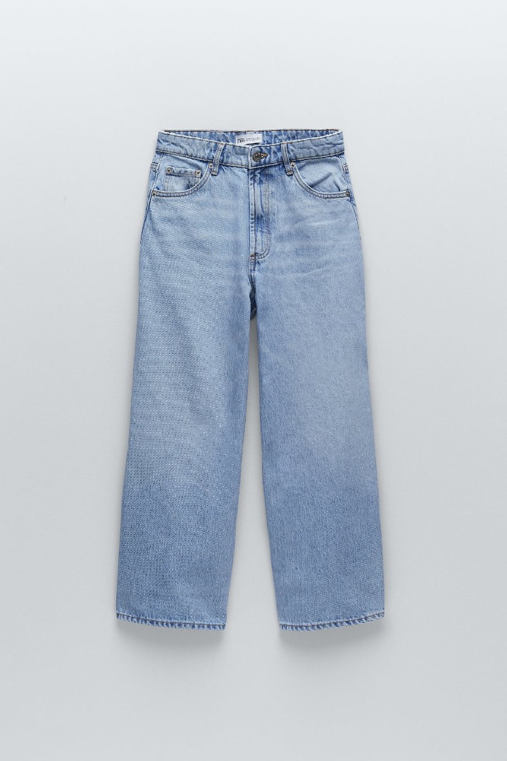 crop wide leg jeans