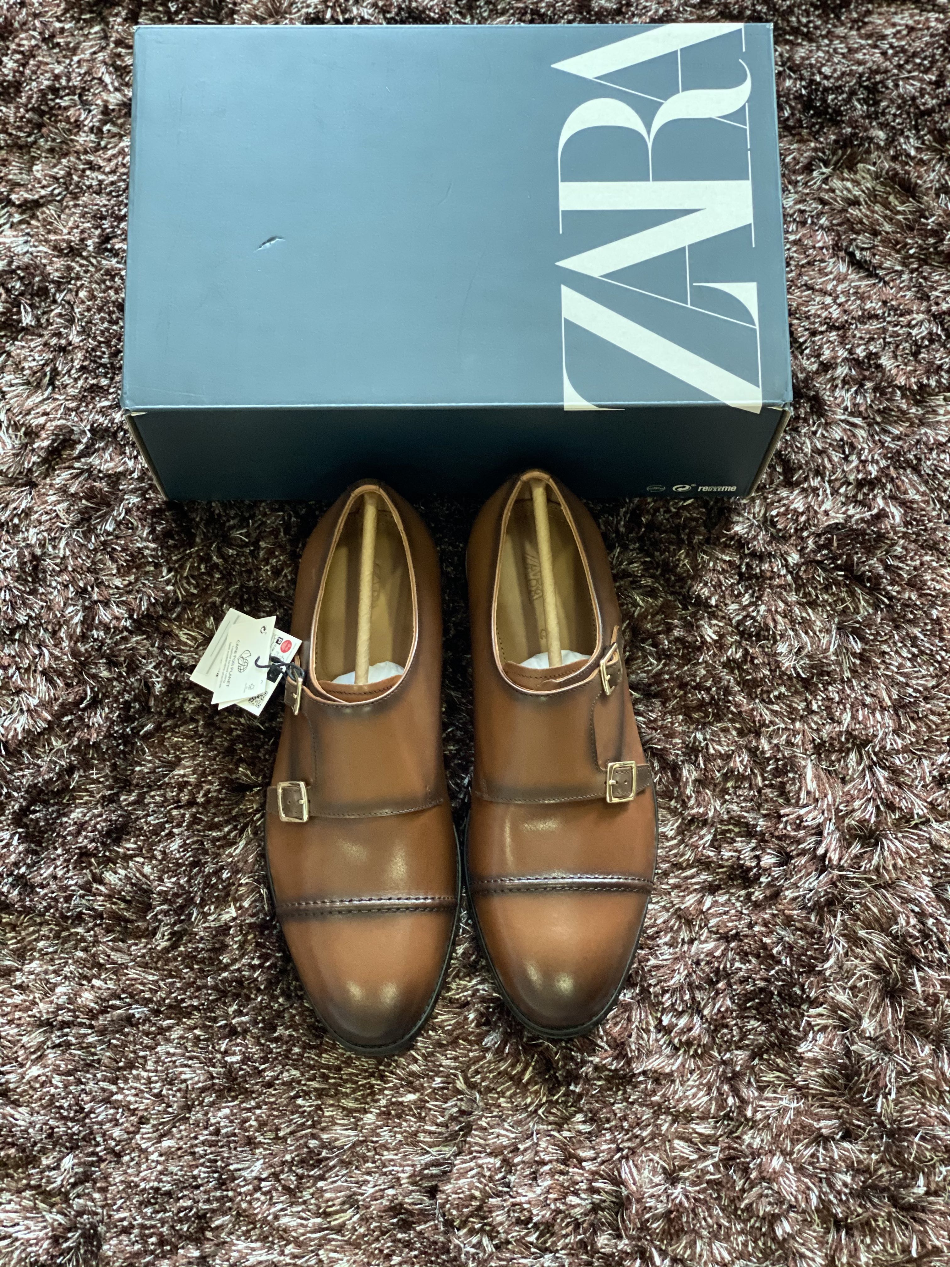Double monk strap shoes zara store