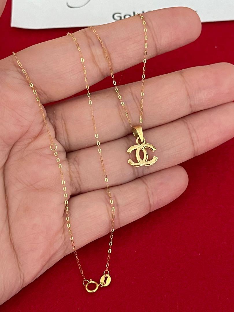 Cc discount gold necklace
