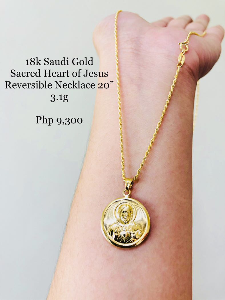 Mother of perpetual help gold necklace discount