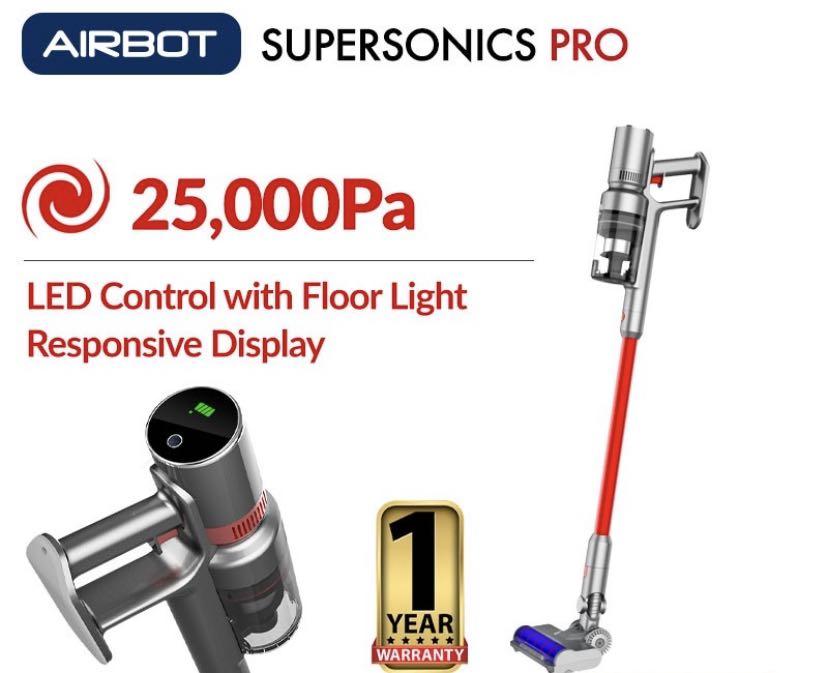 NEW YEAR SALE Airbot Supersonics PRO 25 000 Pa Cordless Vacuum