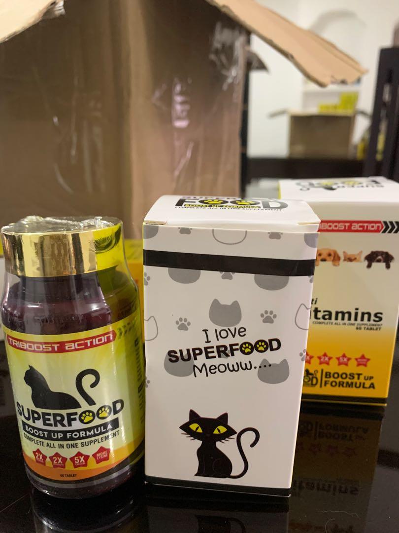 Superfood growth shop booster for cat