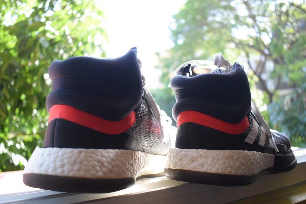 Adidas Marquee Boost (Category: Sneakers) located in Taguig. Submitted by minimallclutter (Listing ID 1058181744, Image 2). Description: Adidas Marquee Boost , box included, Very good condition, pre-loved, Used only once. .