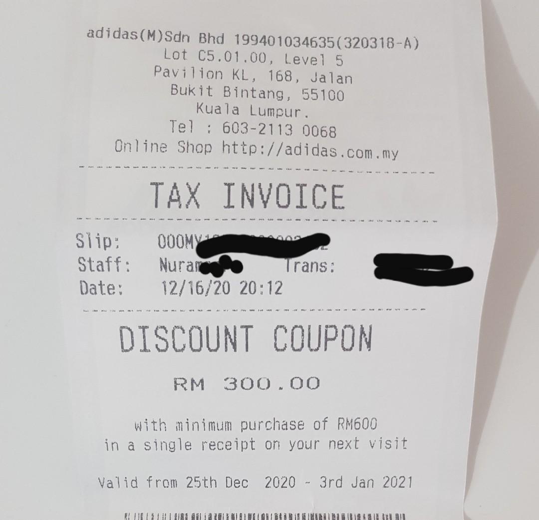 adidas online voucher