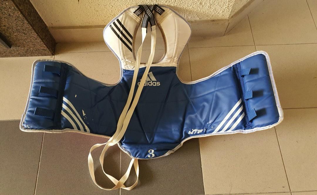 Adidas WTF Taekwondo Chest Guard size 3 Health Nutrition