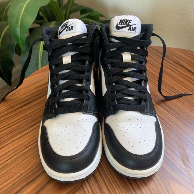 Air jordan 1 retro high og bg 'black white' 2014 hot sale