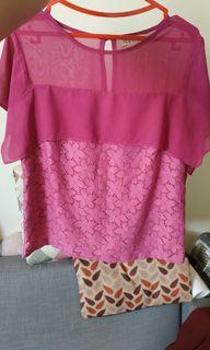 Blouse Nyla Pink Magenta