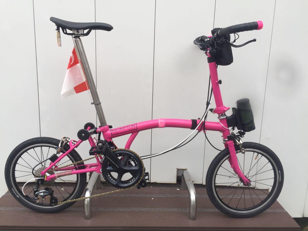 marketing Motel garage BROMPTON Ultegra 22 Speed, Sports Equipment, Bicycles & Parts, Bicycles on  Carousell