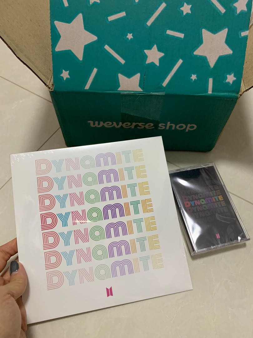 BTS Dynamite 7'' Vinyl  Cassette, Hobbies  Toys, Memorabilia   Collectibles, K-Wave on Carousell