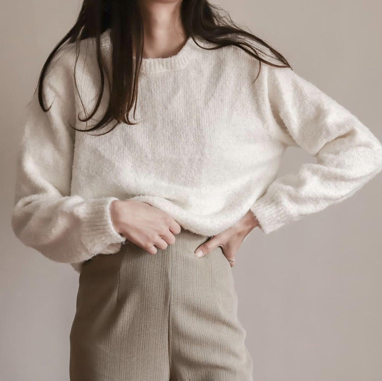 zara crew neck sweater