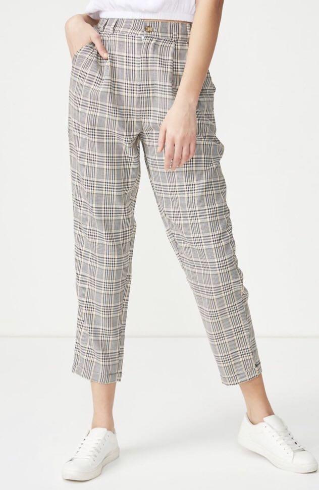 Cotton on checkered pants Clearance