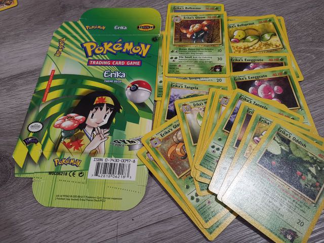 Erika theme deck Pokémon, Hobbies & Toys, Toys & Games on