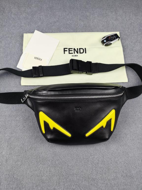 Fendi belt store bag yellow