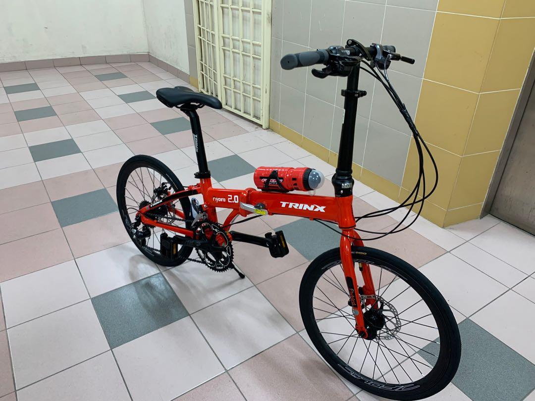 Trinx folding sales bike review