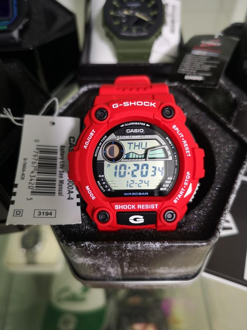 Mat moto merah deals g shock