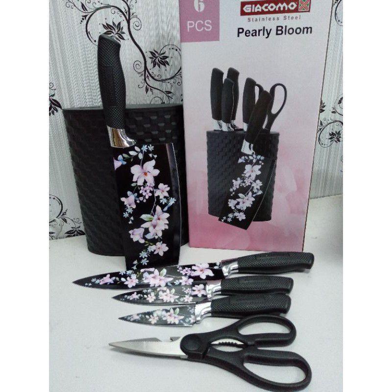 💐GIACOMO 6PCS KNIFE SET (bercorak)BLACK SHJ💐 (Category: Cookware & Accessories) located in Georgetown. Submitted by noorfarinasyabeema (Listing ID 1058239051, Image 1). Description: PLEASE CHAT TO CHECK STOCK ASK ME BANK DETAIL FOR PAYMENT❗ TRACKING NUMBER WILL UPDATE AFTER POST OUT GIACOMO 6PCS KNIFE SET (bercorak)BLACK SHJ💐 RM89 SM TERMASUK POS ✔️ GIACOMO ✔️ STAINLESS STEEL ➡️ 1pcs 7" chopper ➡️ 1pcs 8" chef knife ➡️ 1pcs utility knife ➡️ 1p