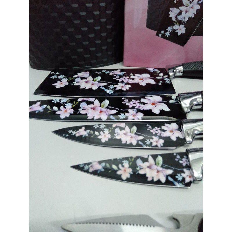 💐GIACOMO 6PCS KNIFE SET (bercorak)BLACK SHJ💐 (Category: Cookware & Accessories) located in Georgetown. Submitted by noorfarinasyabeema (Listing ID 1058239051, Image 2). Description: PLEASE CHAT TO CHECK STOCK ASK ME BANK DETAIL FOR PAYMENT❗ TRACKING NUMBER WILL UPDATE AFTER POST OUT GIACOMO 6PCS KNIFE SET (bercorak)BLACK SHJ💐 RM89 SM TERMASUK POS ✔️ GIACOMO ✔️ STAINLESS STEEL ➡️ 1pcs 7" chopper ➡️ 1pcs 8" chef knife ➡️ 1pcs utility knife ➡️ 1p