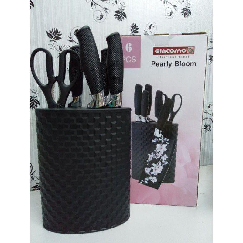 💐GIACOMO 6PCS KNIFE SET (bercorak)BLACK SHJ💐 (Category: Cookware & Accessories) located in Georgetown. Submitted by noorfarinasyabeema (Listing ID 1058239051, Image 3). Description: PLEASE CHAT TO CHECK STOCK ASK ME BANK DETAIL FOR PAYMENT❗ TRACKING NUMBER WILL UPDATE AFTER POST OUT GIACOMO 6PCS KNIFE SET (bercorak)BLACK SHJ💐 RM89 SM TERMASUK POS ✔️ GIACOMO ✔️ STAINLESS STEEL ➡️ 1pcs 7" chopper ➡️ 1pcs 8" chef knife ➡️ 1pcs utility knife ➡️ 1p