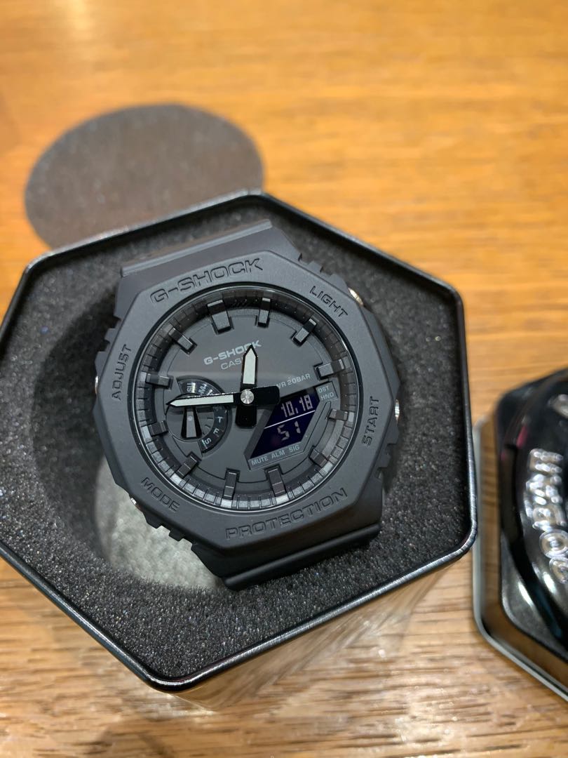 GSHOCK TMJ (solid black) GA-2100, Men's Fashion, Watches \u0026 Accessories,  Watches on Carousell