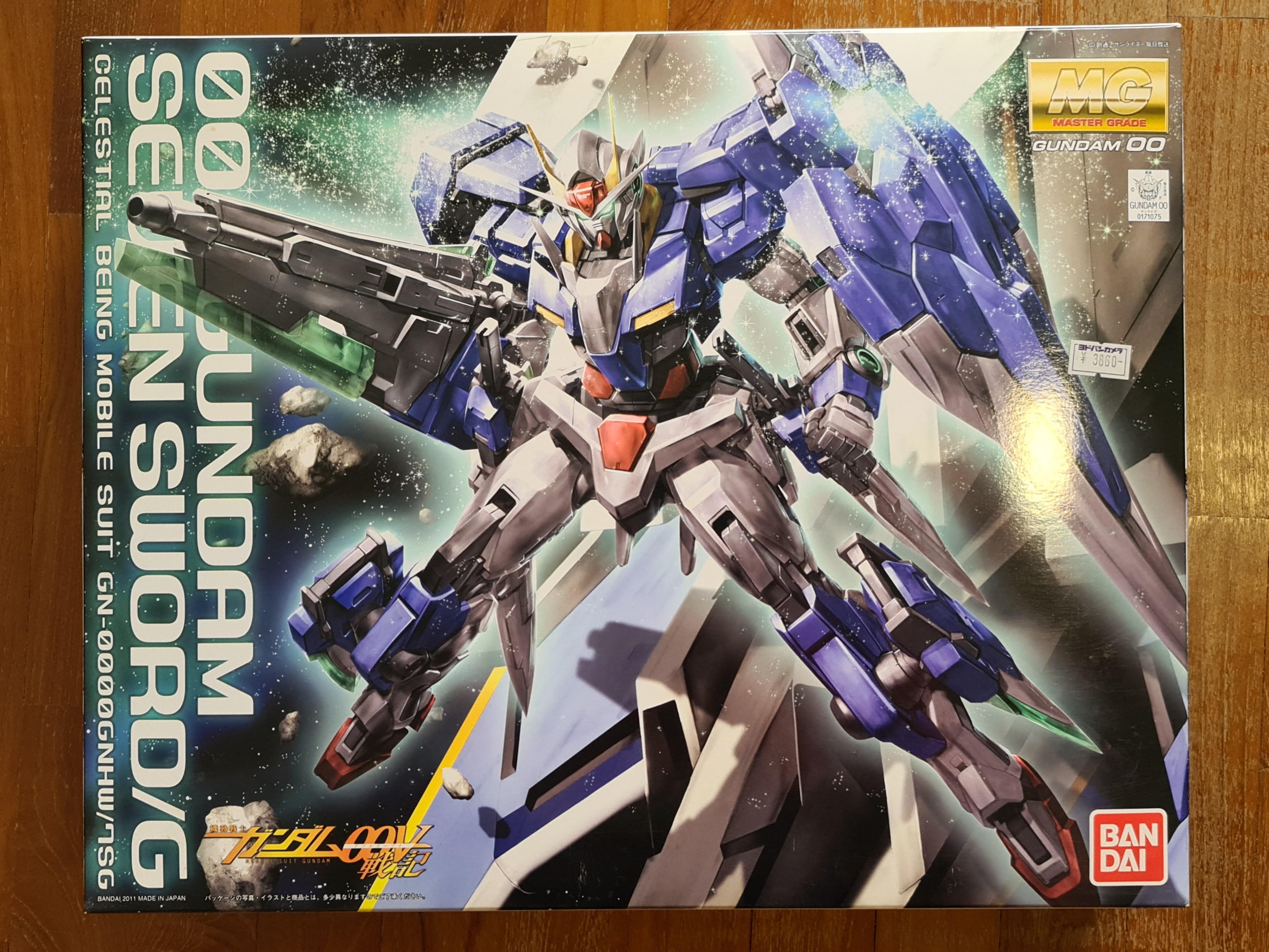 Gundam Cny Sale Gn 0000 7s 00 Gundam Seven Sword G Mg Gundam Model Kits Hobbies Toys Toys Games On Carousell