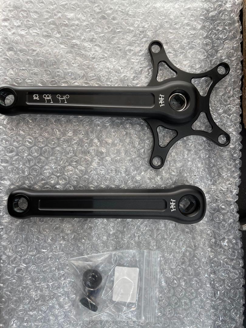 Brompton HH Black Crankset, Sports Equipment, Bicycles  Parts, Parts   Accessories on Carousell