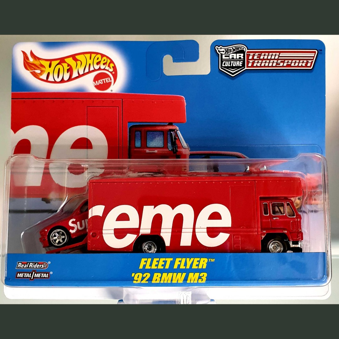 Hot Wheels Supreme Fleet Flyer '92 BMW M3, Hobbies & Toys, Toys & Games on Carousell
