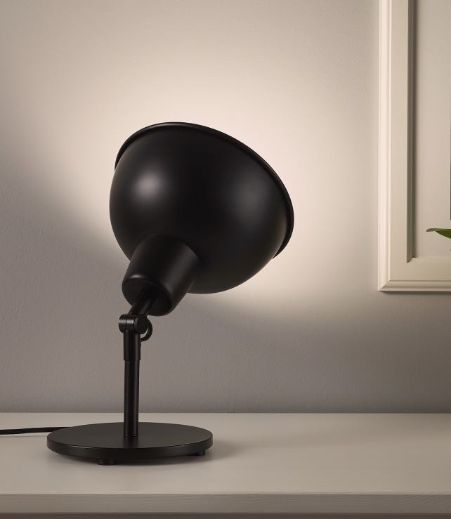 SKURUP Work lamp with LED bulb, black - IKEA