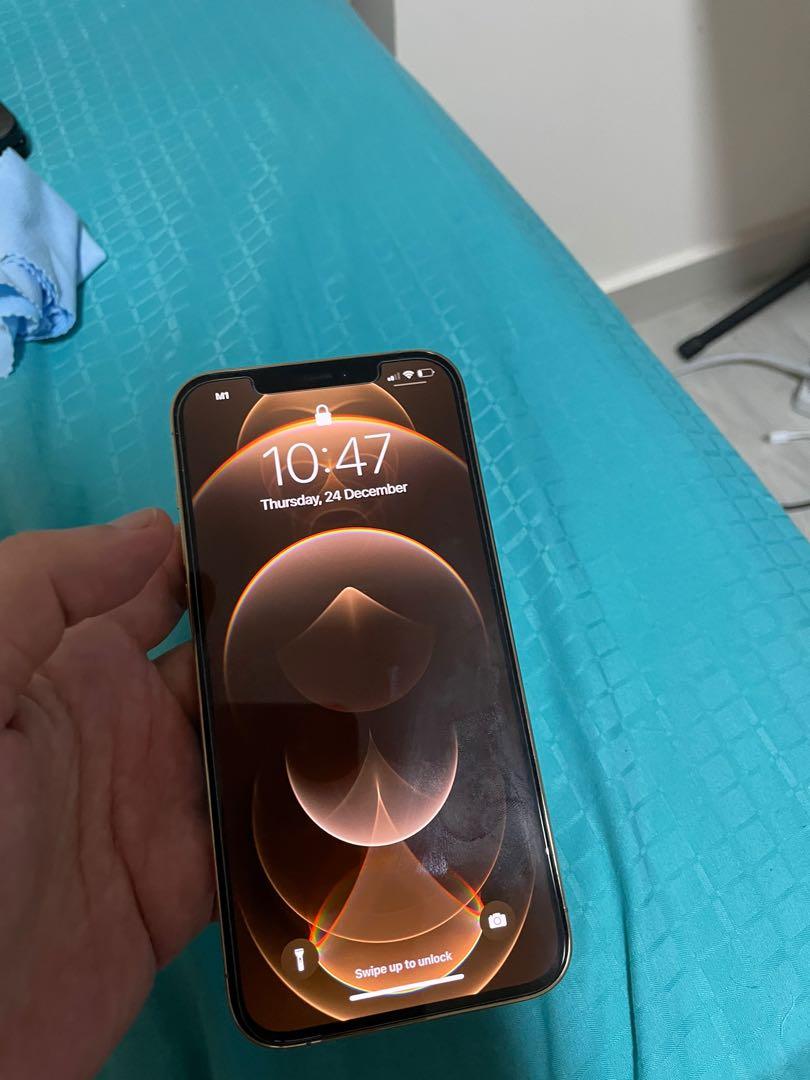 iPhone 12 pro max 128gb gold, Mobile Phones & Gadgets, Mobile Phones